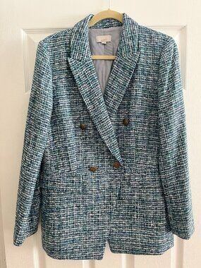 NWOT Loft Brand Tweed Blazer Size 10